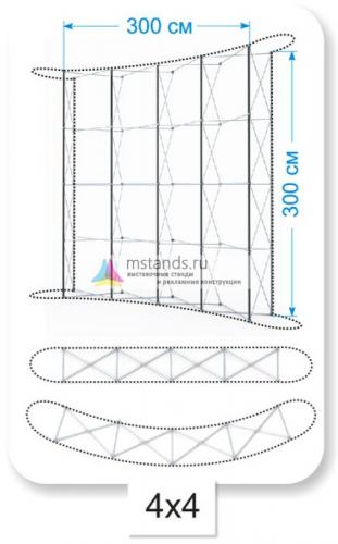 Pop up Медуза 2x3, 3x3, 4x3